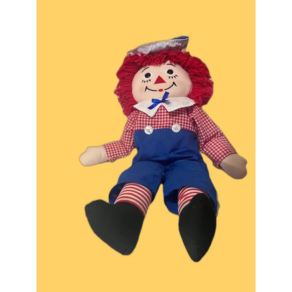 15' Vintage 1981 Applause Raggedy Andy Doll #8457 "80th Birthday" - Picture 5 of 16